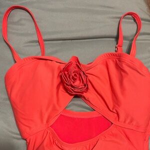 Kate Spade Coral One Piece Swimsuit